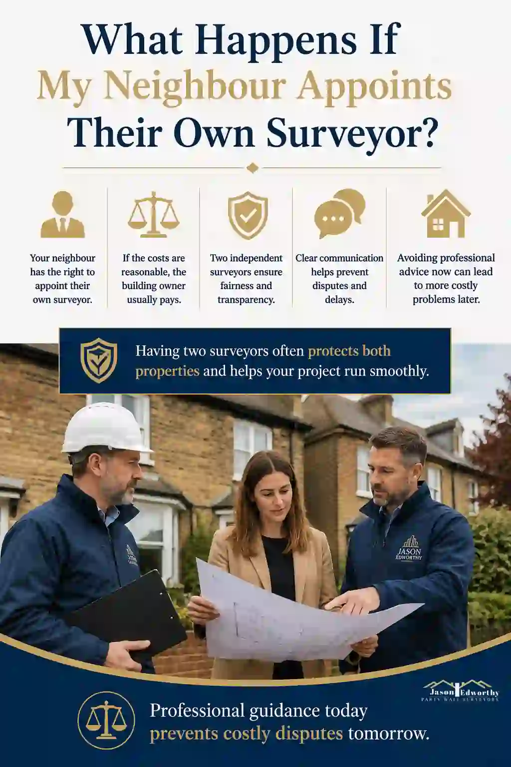 What Happens If My Neighbour Appoints Their Own Surveyor Woodley?