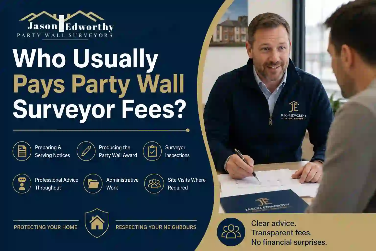 Who Usually Pays Party Wall Surveyor Fees Woodley?